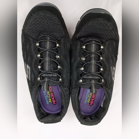 Skechers Comfy Lightweight Casual Black Athletic Shoes (#2) - Picture 1 of 4